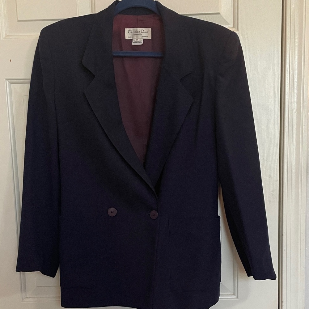 VTG DIOR WOOL BLAZER